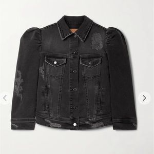 RETROFÊTE
NWT Ada distressed denim jacket in XS